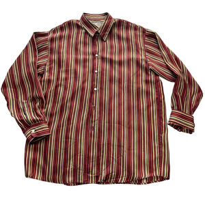 Le Garage Multicolor Stripe Button-Down Shirt Size L